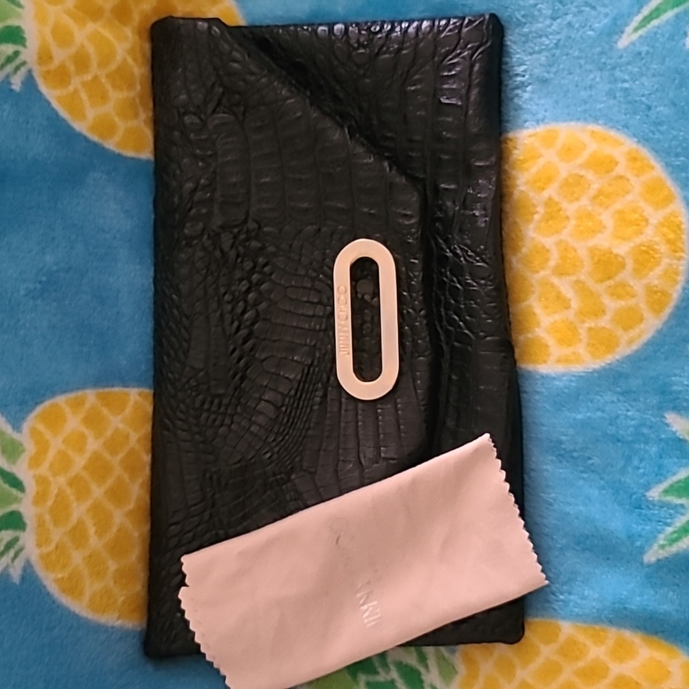 Jimmy Choo soft textured eyewear case. Limited edition.